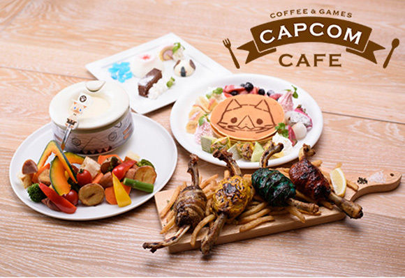 Capcom Cafe Monster Hunter themed food